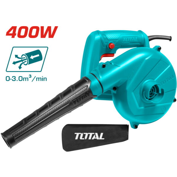 Sopladora Total 110V 400W.  14000 Rpm