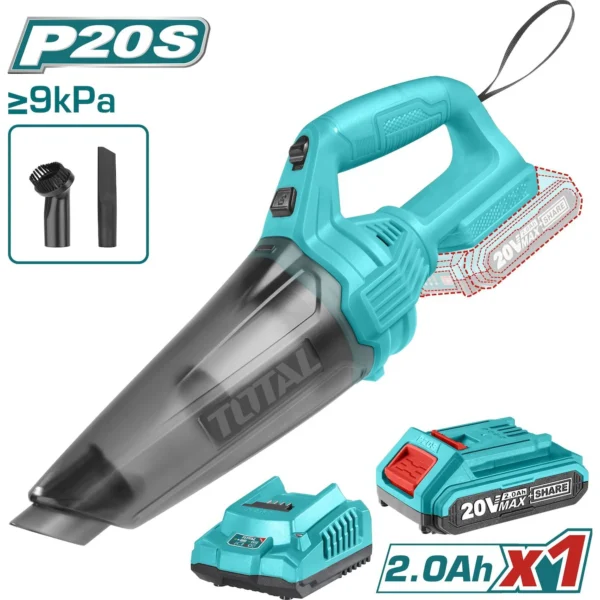 Aspiradora De Limpieza 0.5 L Lithium-Ion De Bateria De 20V. Incluye Bateria Y Cargador.