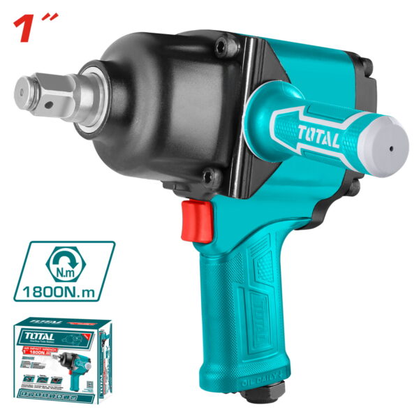 Llave De Impacto Neumática 1 " No-Load Speed:4000 Rpm Max. Torque: 1800Nm (1328Pies)