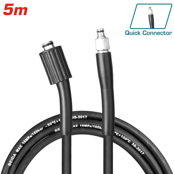Manguera De Alta Presión De 5 M Para Hidrolavadora. Material PVC.